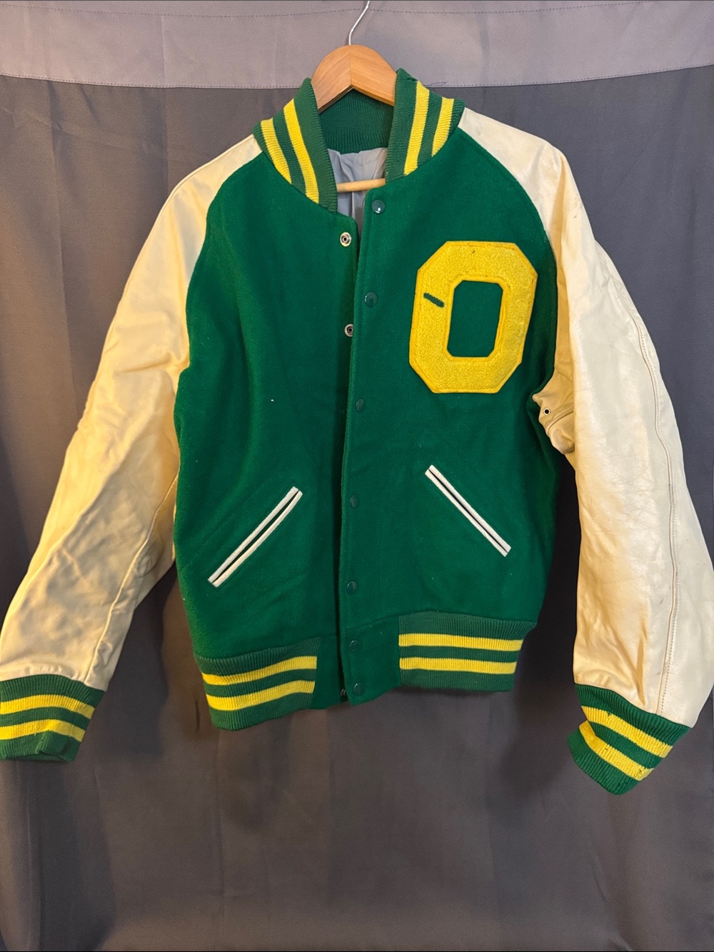 Vintage Oregon Ducks Letterman Jacket